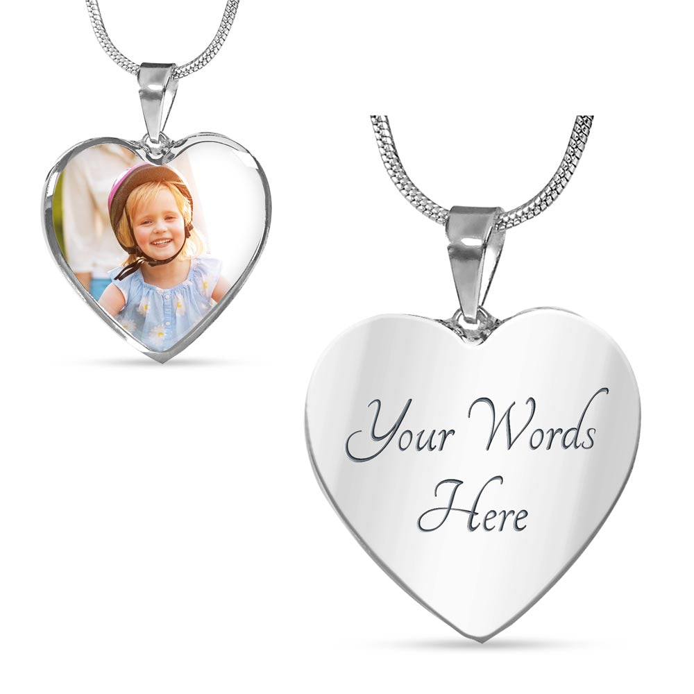Heart Necklace - Engraving