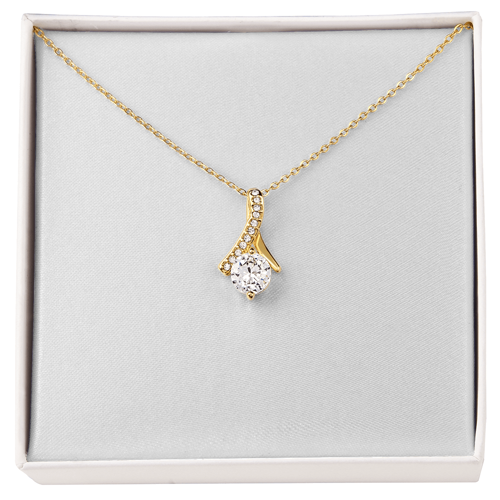 Alluring Beauty Necklace - Yellow & White Gold Variants
