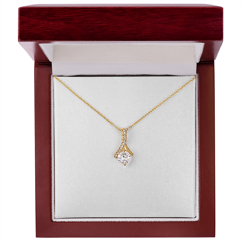 Alluring Beauty Necklace - Yellow & White Gold Variants