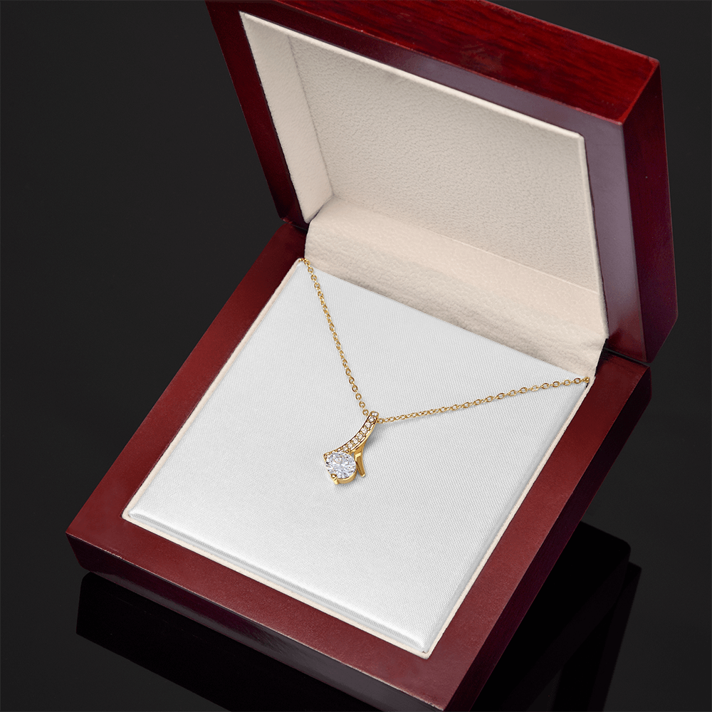 Alluring Beauty Necklace - Yellow & White Gold Variants