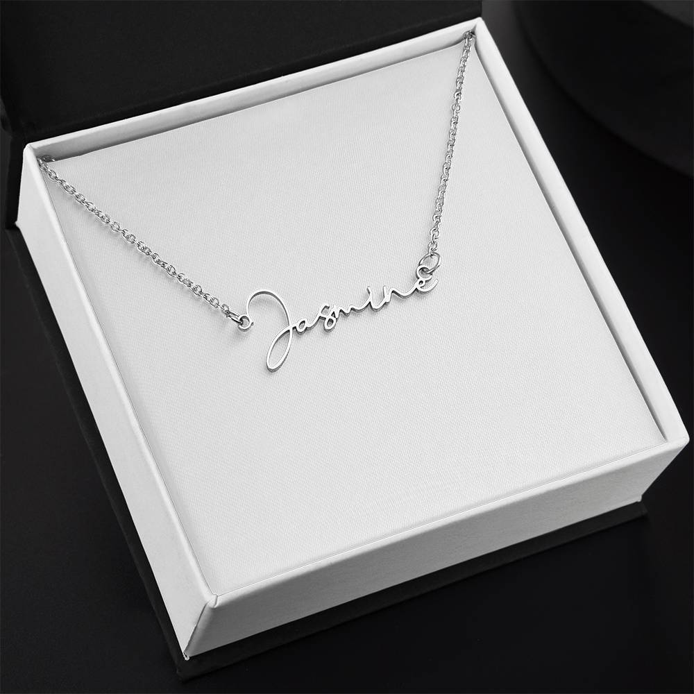 Signature Name Necklace - MC