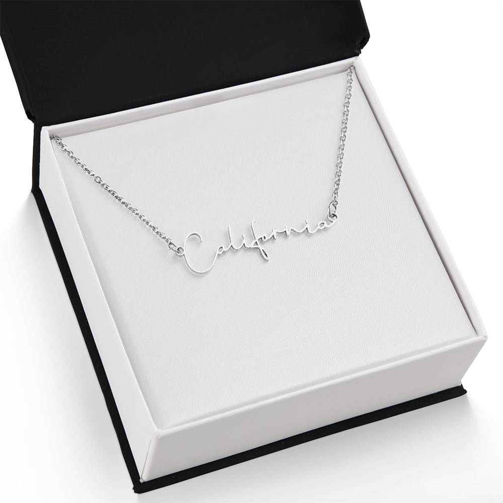 Signature Name Necklace - MC