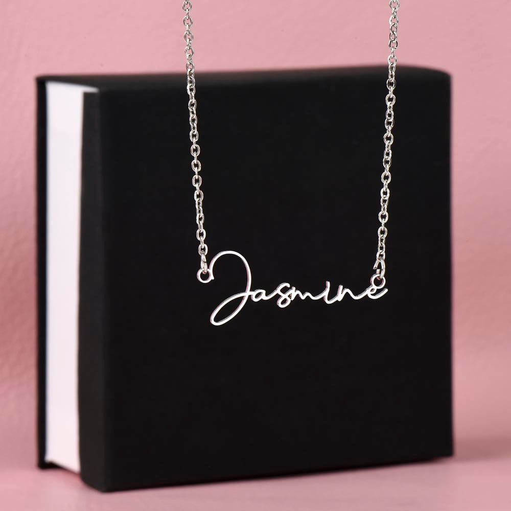 Signature Name Necklace - MC