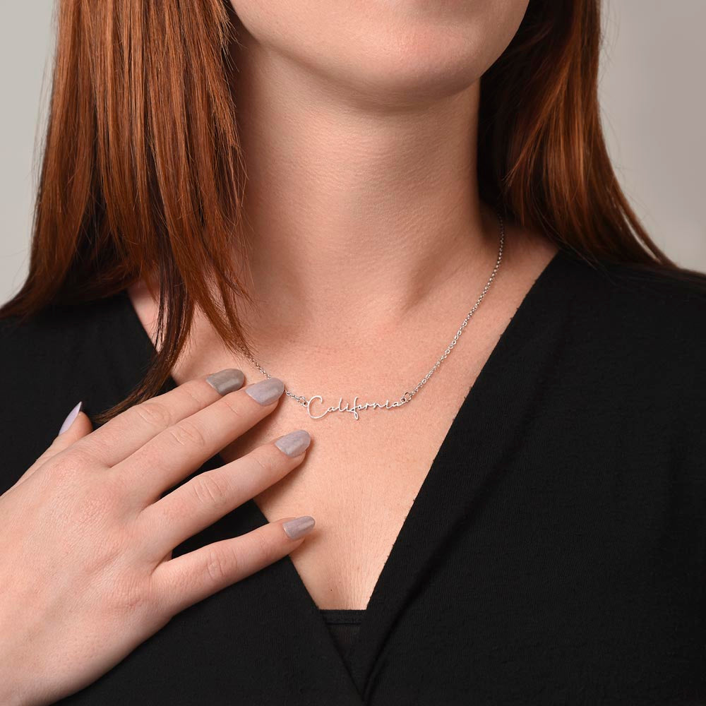 Signature Name Necklace - MC