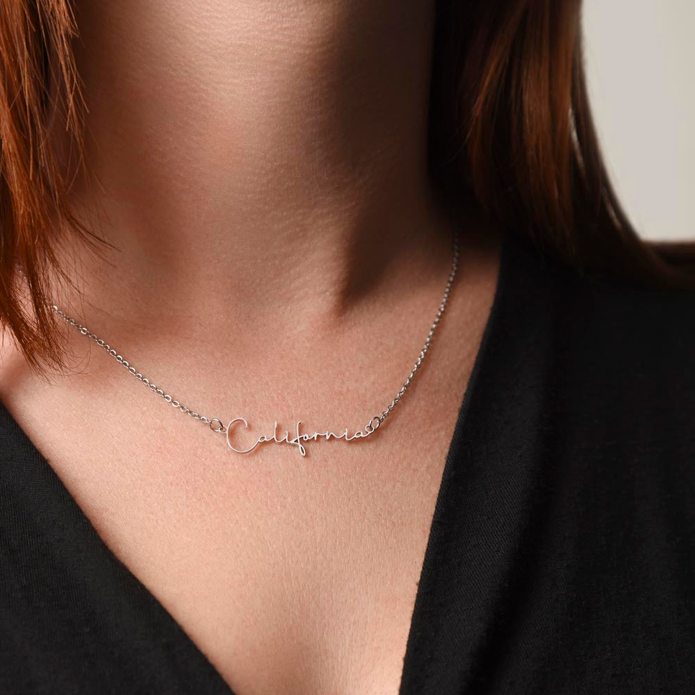 Signature Name Necklace - MC