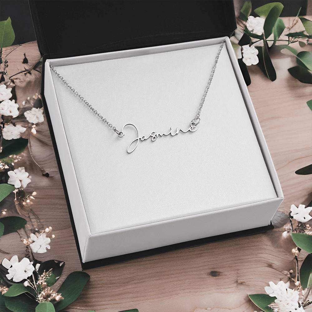 Signature Name Necklace - MC