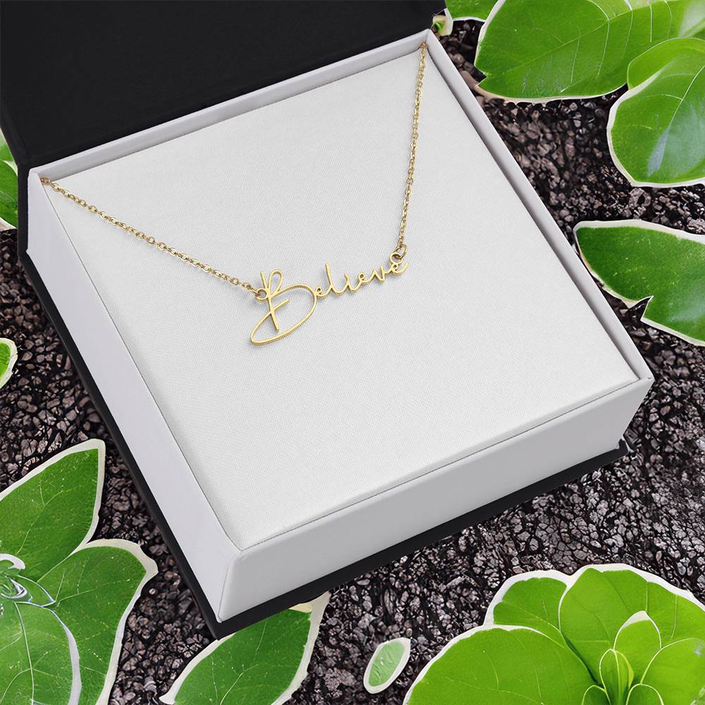 Signature Name Necklace - MC