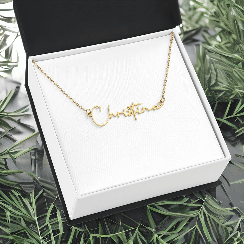 Signature Name Necklace - MC