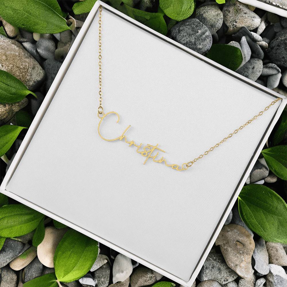 Signature Name Necklace - MC