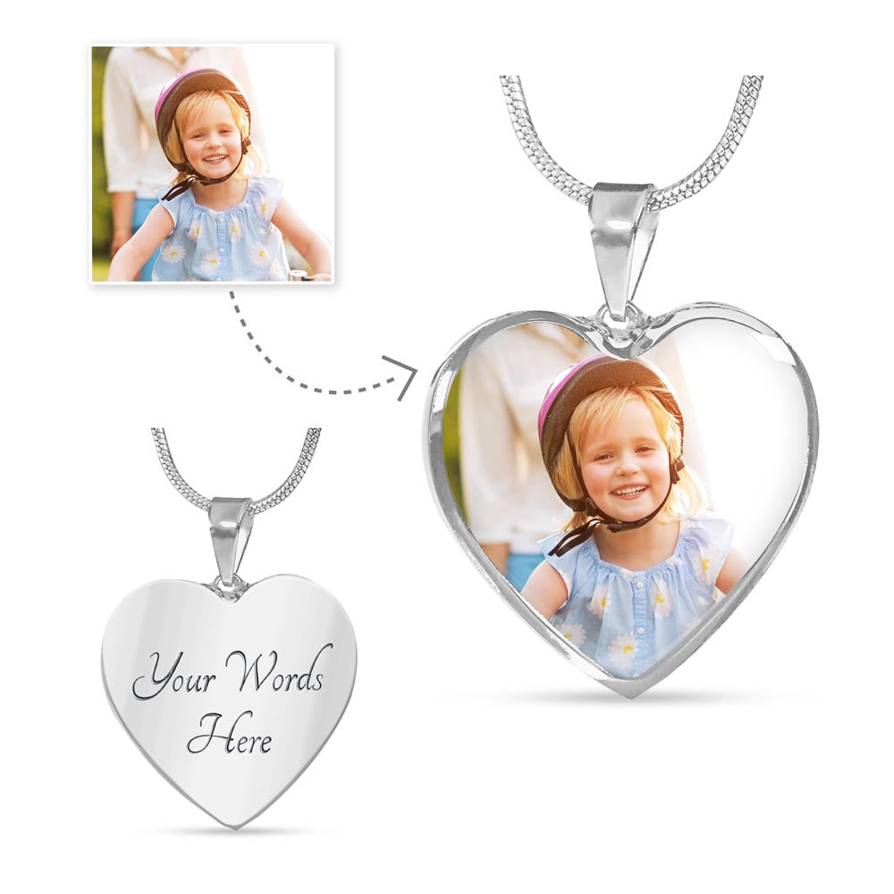 Heart Necklace - Engraving