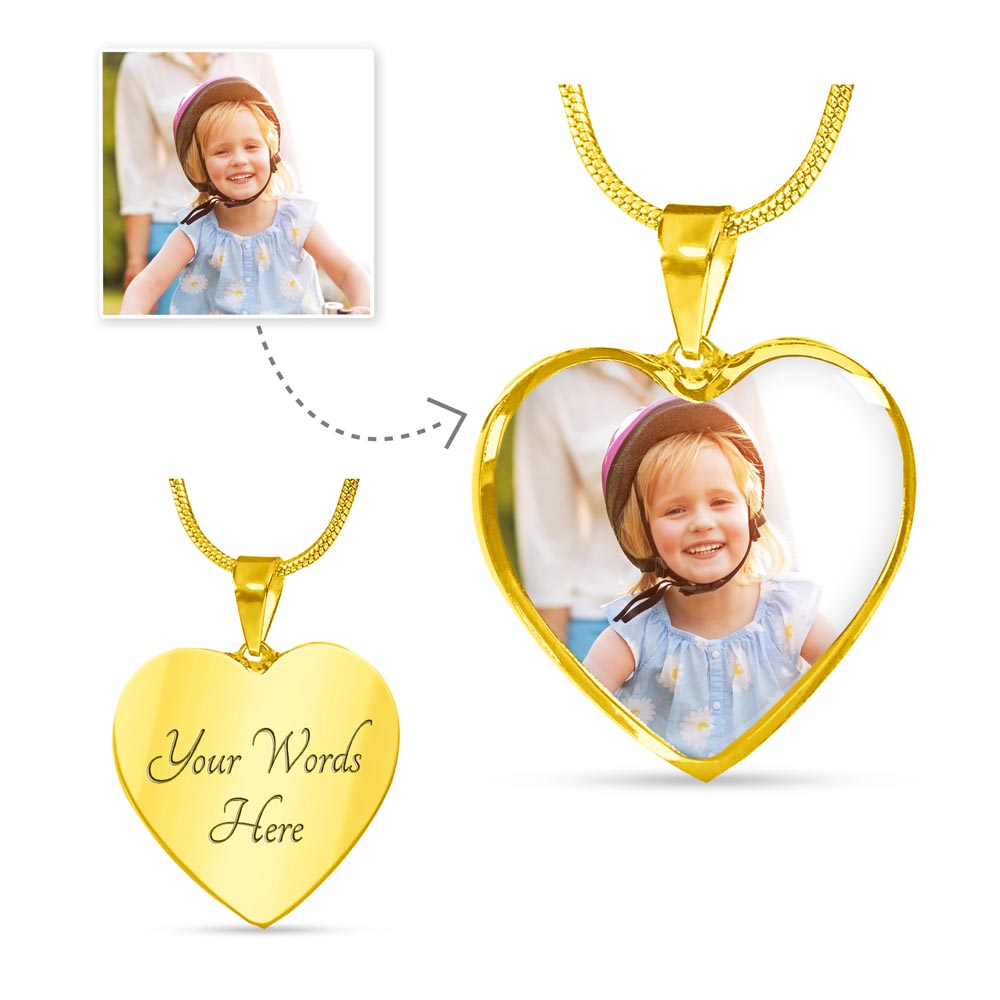 Heart Necklace - Engraving
